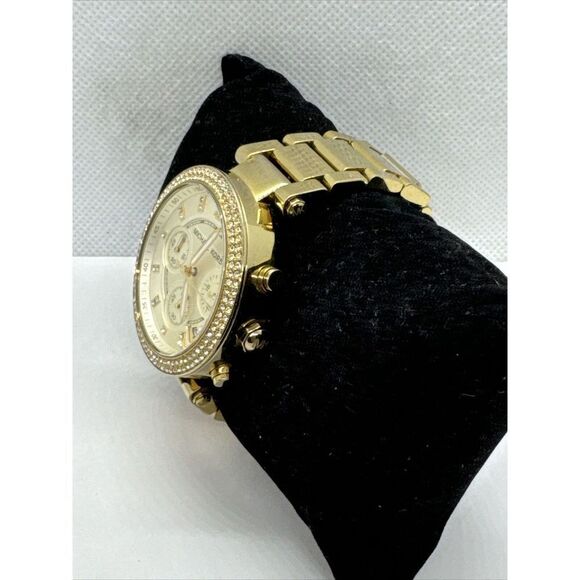 Michael Kors Parker MK5354 Women's Gold Stainless Steel Analog Dial Watch JNA439 - Picture 2 of 11